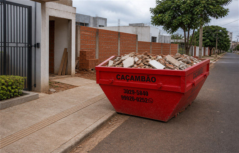 Caçamba na Rua: Cuidados Para Não Atrapalhar Vizinhos e Pedestres