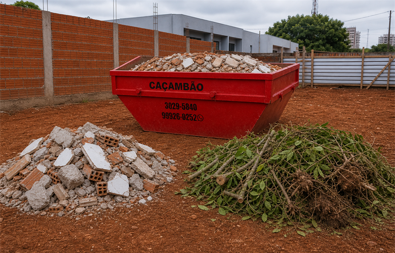 Jardinagem Não é Entulho Comum: Entenda Antes de Pedir sua Caçamba