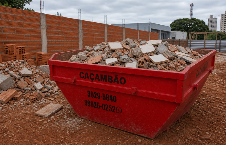 Entulho de Obra em Maringá: Quando Pedir uma Caçamba?