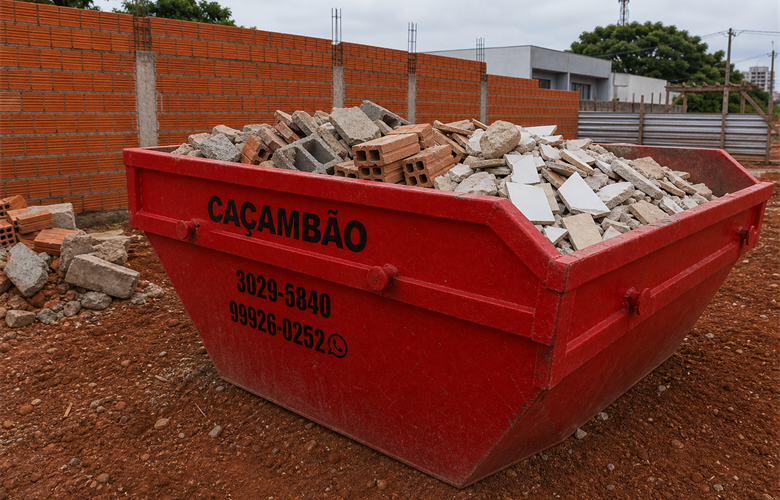 O Que Pode Ir na Caçamba de Entulho Comum?