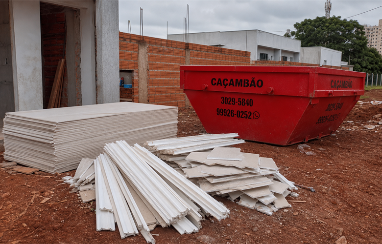 Descarte de Gesso em Reforma: Como Evitar Problemas na Sua Obra em Maringá