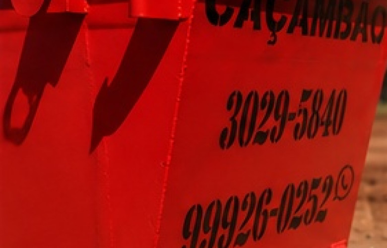 Mini Caçamba para Limpeza de Garagem em Maringá